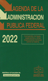AGENDA DE LA ADMINISTRACION PUBLICA FEDERAL 2022