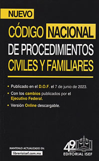 CODIGO NACIONAL DE PROCEDIMIENTOS CIVILES Y FAMILIARES 2023