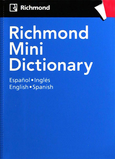 RICHMOND MINI DICTIONARY ESPAÑOL-INGLES ENGLISH-SPANISH