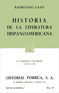 HISTORIA DE LA LITERATURA HISPANOAMERICANA: EL...