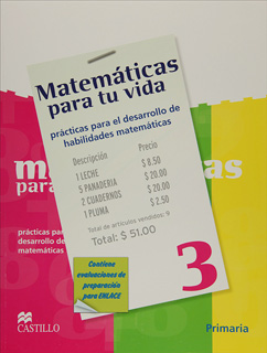 MATEMATICAS PARA TU VIDA 3 PRIMARIA