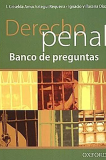 DERECHO PENAL: BANCO DE PREGUNTAS