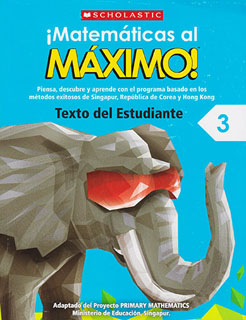 ¡MATEMATICAS AL MAXIMO! 3 TEXTO DEL ESTUDIANTE