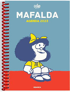 AGENDA 2023 MAFALDA (ANILLADA AZUL)